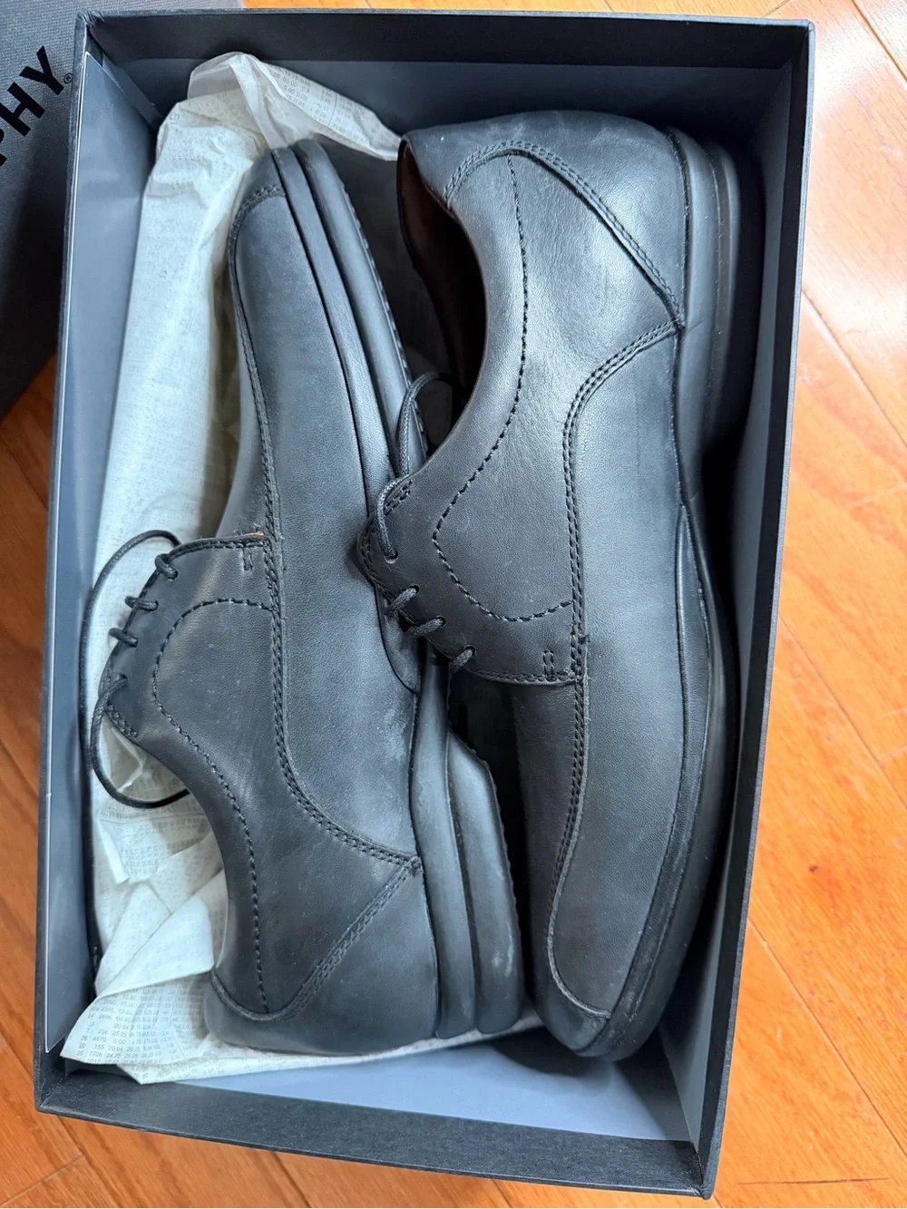 Johnston & Murphy sleek black